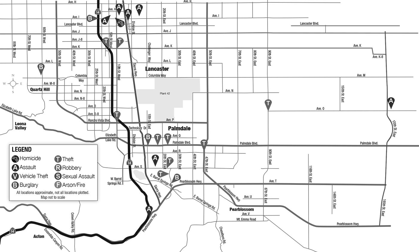 Antelope Valley crime blotter